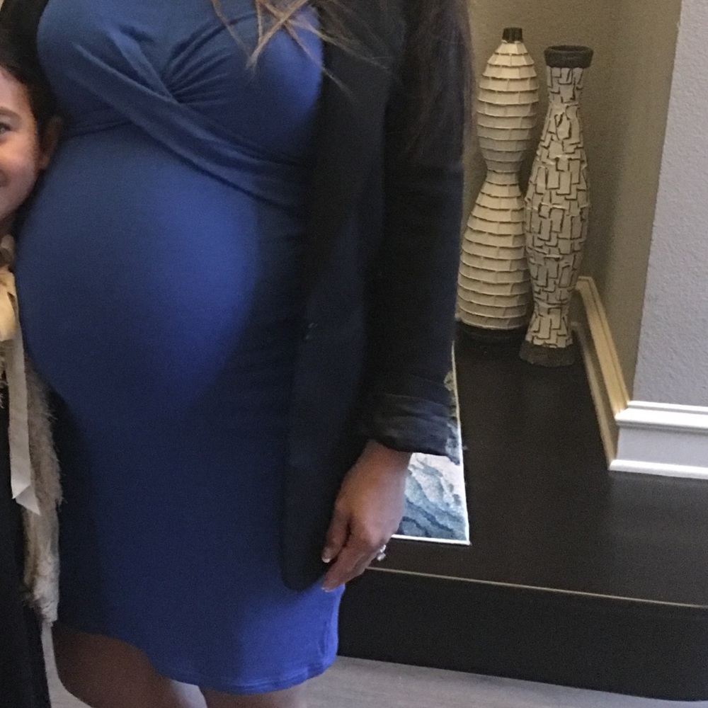 Cotton maternity dress